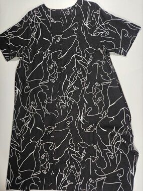 Fresh FX Abstract Print Shift Dress â XXL